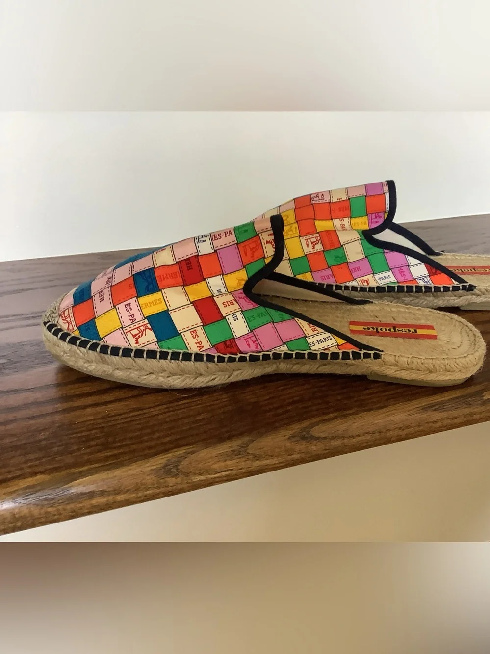 Respoke CARRE Mule Espadrilles, Size 39/8M